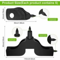 GRID COOL Accessoires Tuyau D'Arrosage D'égouttement Tuyau 10 Pièces, Outils Perforation Trou Tuyau 3-4mm, Mini Poinçon Tuyau D'Eau 5 Pièces Poinçon Tube Tête De Taureau, D'Arrosage Fournitures Jardin -Promos Arrosage automatique Magasin 68073427 2