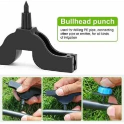 GRID COOL Accessoires Tuyau D'Arrosage D'égouttement Tuyau 10 Pièces, Outils Perforation Trou Tuyau 3-4mm, Mini Poinçon Tuyau D'Eau 5 Pièces Poinçon Tube Tête De Taureau, D'Arrosage Fournitures Jardin -Promos Arrosage automatique Magasin 68073427 3