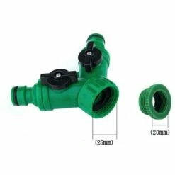 Cisea Robinet D'irrigation Inverseur à Double Mamelon Vanne En Y à 3 Voies Irrigation Goutte à Goutte Avec Robinet -Promos Arrosage automatique Magasin 68076183 4